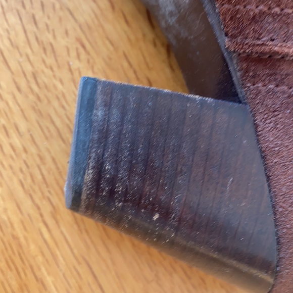 FRYE Reed Brown Suede Booties - Picture 6 of 9